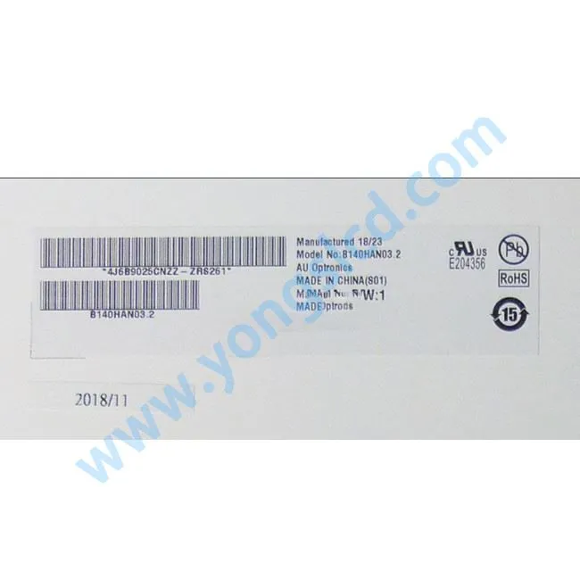 B140HAN03.2 HW1A lcd screen display